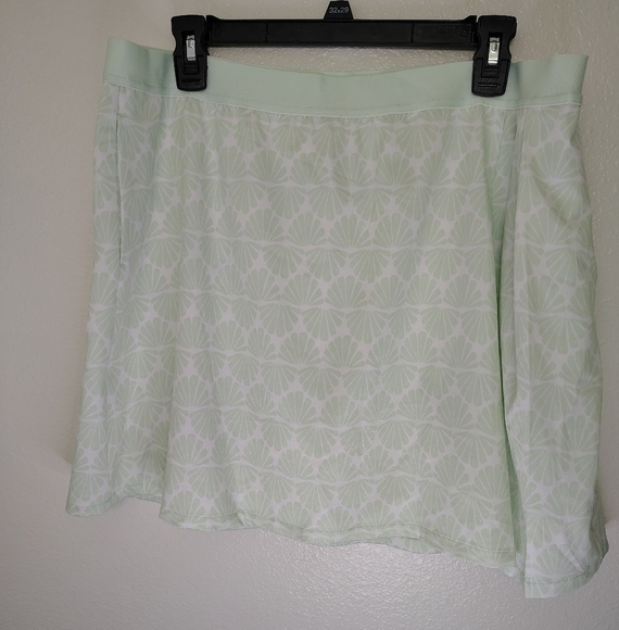 Lady Hagen Women's Light Green Floral Skort Sz XL - Picture 1 of 8